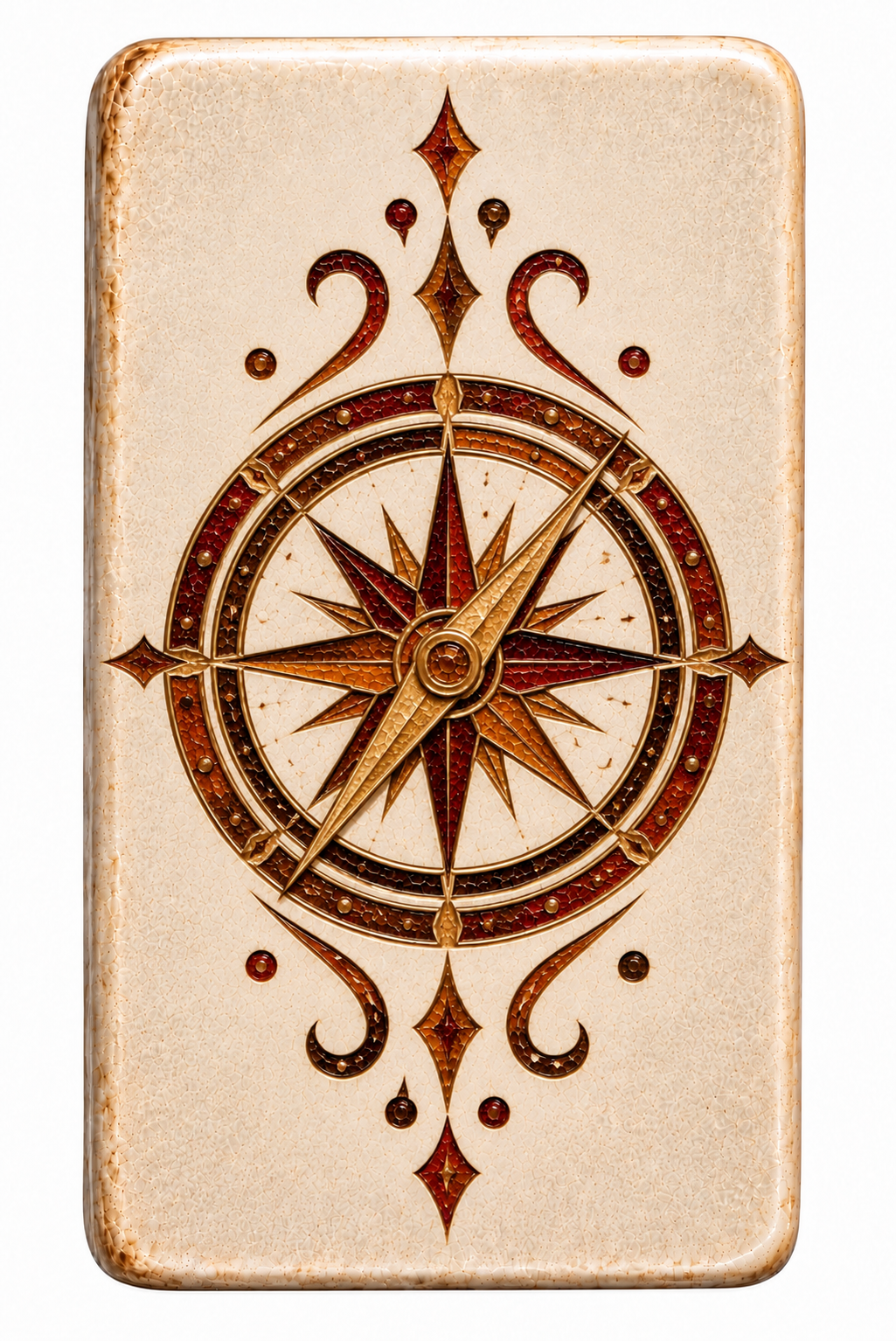 A discovered Labyrinth artefact bearing an antique compass